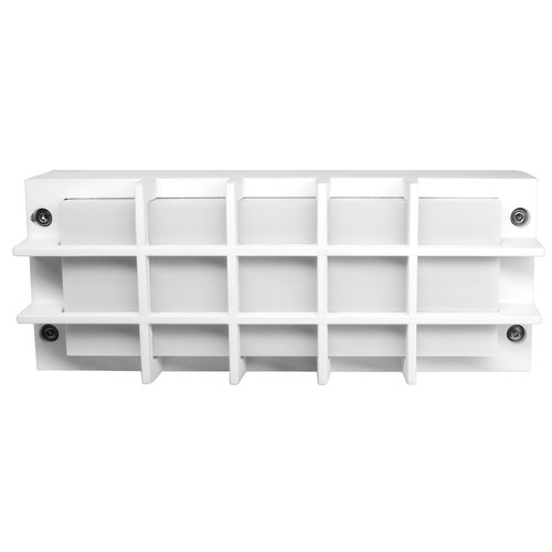 Surfaced Grid Brick Outdoor Light 3W 240V White 3000K Warm White