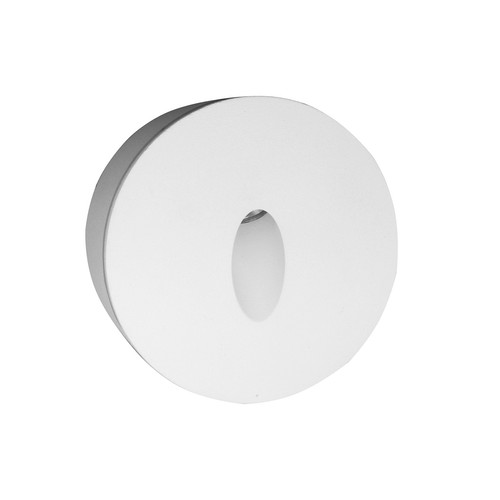 Battlestar Surface Round Wall Light 240V White 3000K Warm White
