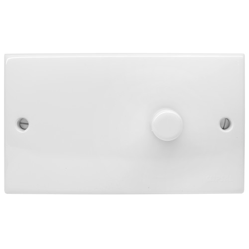 1 Gang Push Dimmer 1000W White