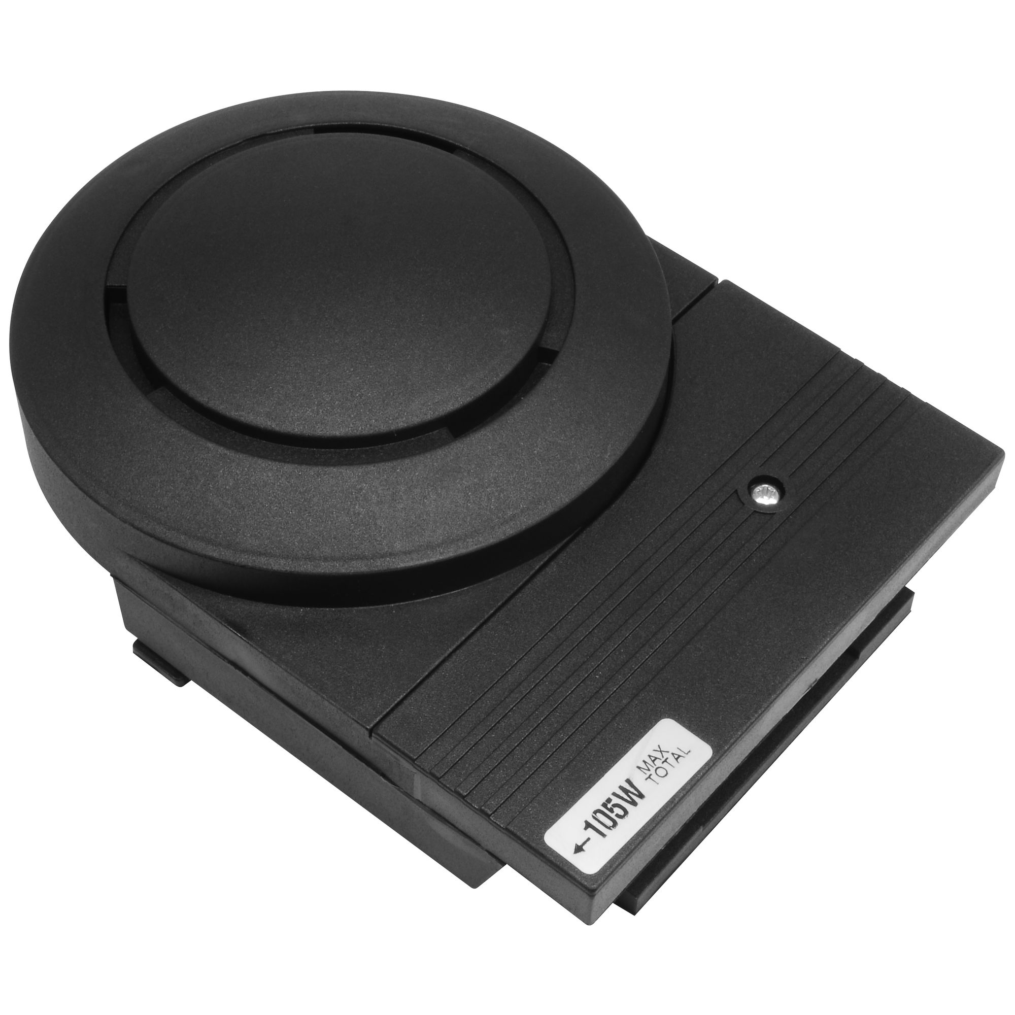 Track Mounting Transformer 12V 105W Black Mr Resistor Lighting