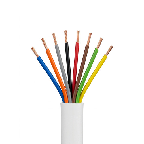 Alarm Flex Cable White 8 Core