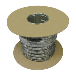 PVC Transparent 2 Core Round Flex Cable 100M 0.75mm² Transparent