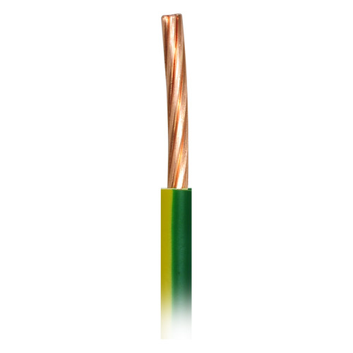 PVC Single Core Cable 1.5mm² Green / Yellow