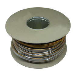 Braided Cloth Round 3 Core Flex Cable 100M 0.75mm² Old Gold