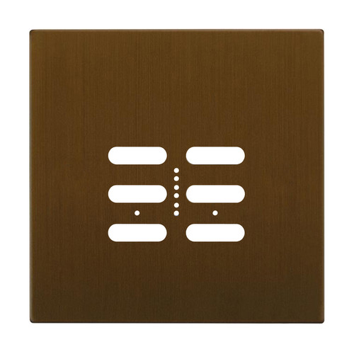 Wise Fusion Plate 2 Gang Plate Antique Bronze