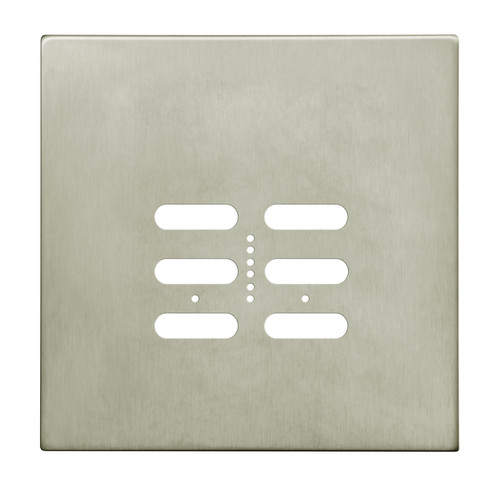 Wise Fusion Plate 2 Gang Plate Satin Nickel