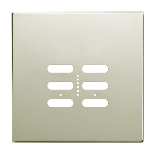 Wise Fusion Plate 2 Gang Plate Polished Nickel