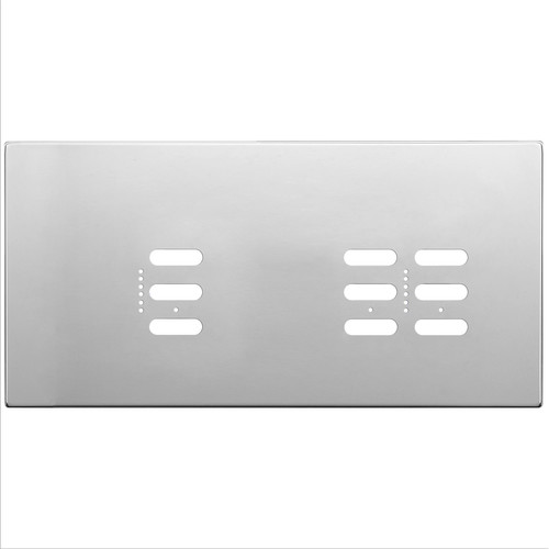 Wise Fusion Plate 3 Gang Plate Polished Chrome