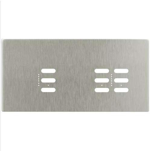 Wise Fusion Plate 3 Gang Plate Satin Nickel