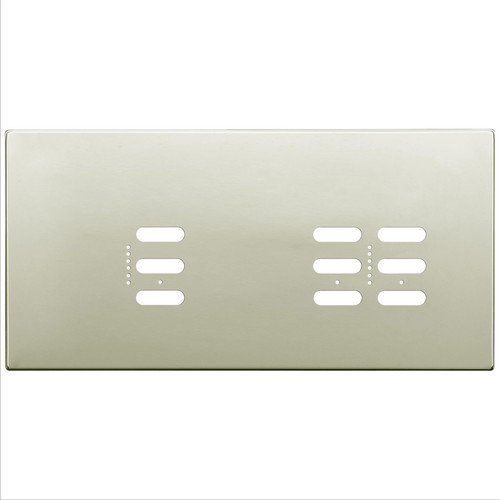 Wise Fusion Plate 3 Gang Plate Polished Nickel