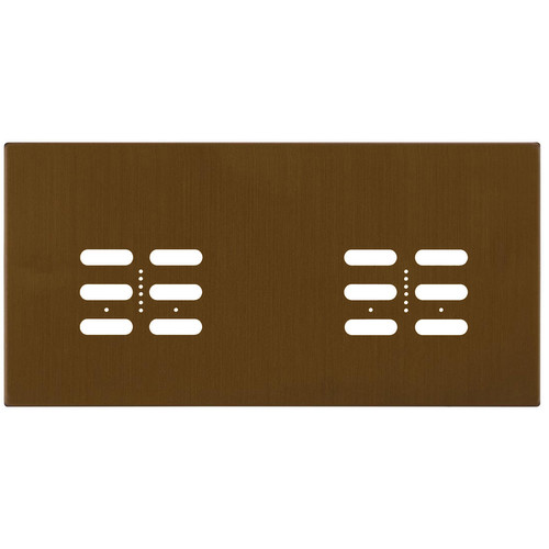 Wise Fusion Plate 4 Gang Plate Antique Bronze