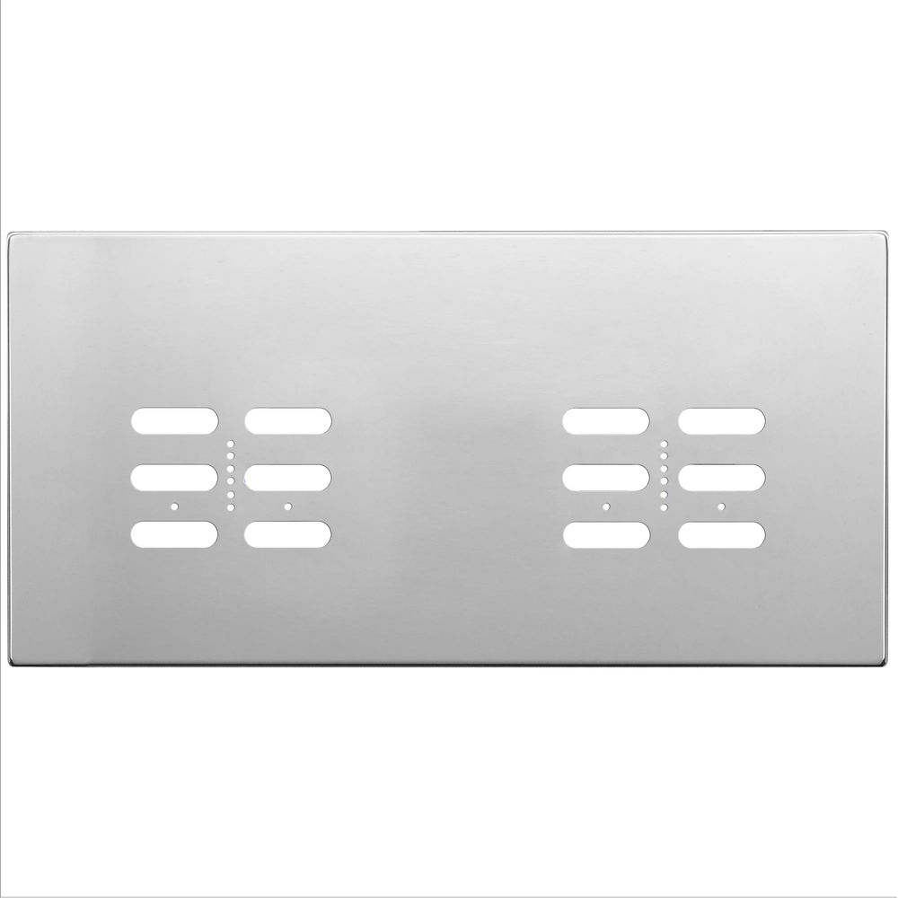 Wise Fusion Plate 4 Gang Plate Polished Chrome