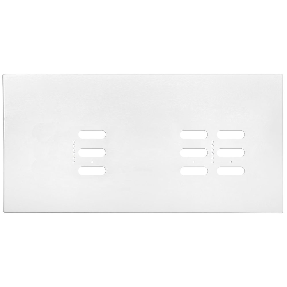 Wise Fusion Plate 3 Gang Plate Satin White