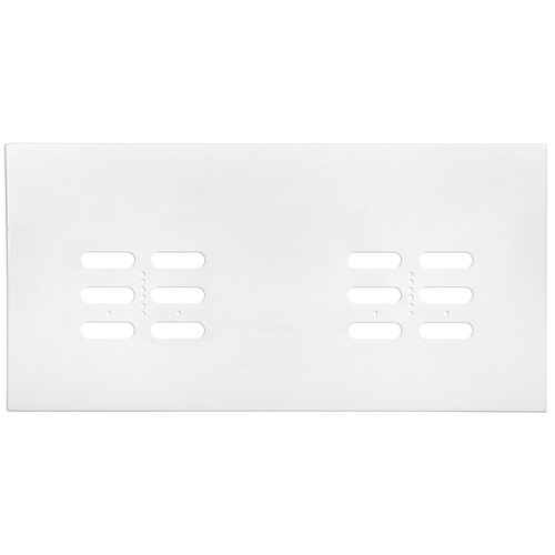 Wise Fusion Plate 4 Gang Plate Satin White