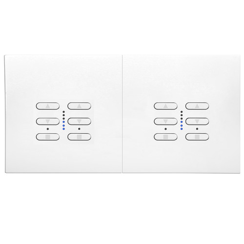 Wise Fusion Smart Dimmer Master Wired 2 x 2 Gang 240V White 4 x 250W
