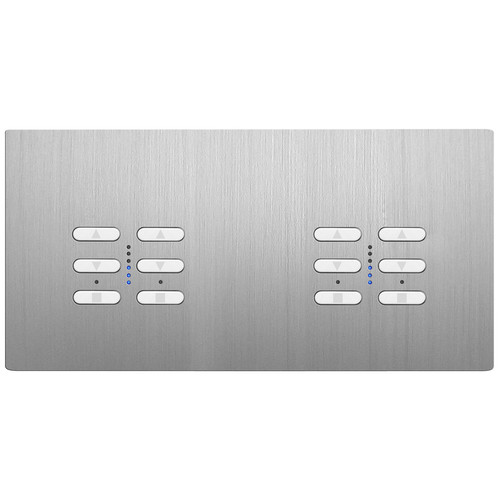 Wise Fusion Smart Dimmer Master Wired 4 Gang 240V Aluminium 4 x 250W