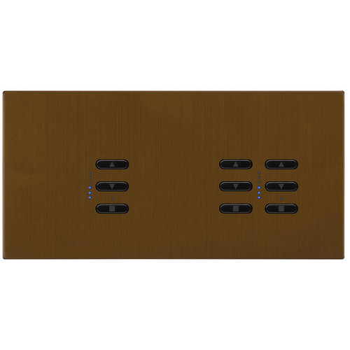 Wise Fusion Smart Dimmer Master Wired 3 Gang 240V Antique Bronze 1 x 250W, 2 x 250W
