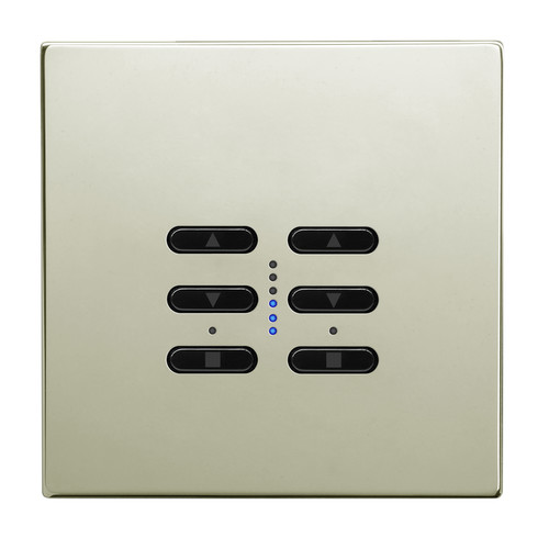 Wise Fusion Smart Dimmer Master Wired 2 Gang 240V Polished Nickel 2 x 250W