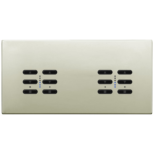 Wise Fusion Smart Dimmer Master Wired 4 Gang 240V Polished Nickel 4 x 250W