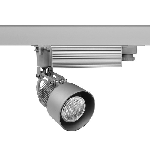 Heat Sink Three Circuit Track Light GX10 240V 35W Silver