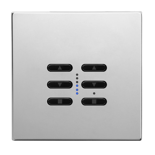 Wise Fusion Smart Dimmer Master Wired 2 Gang 240V Polished Stainless Steel 2 x 250W