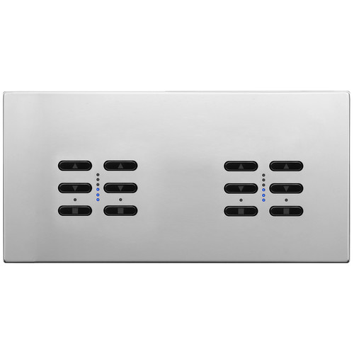 Wise Fusion Smart Dimmer Master Wired 4 Gang 240V Polished Stainless Steel 4 x 250W