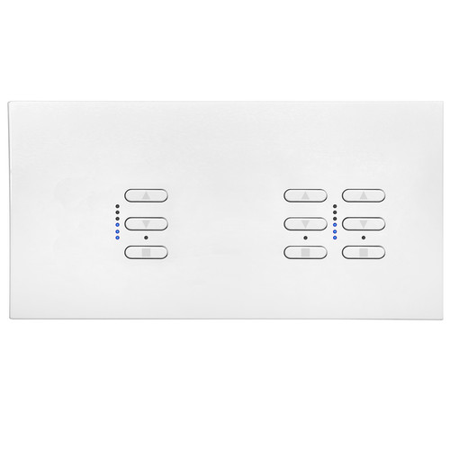 Wise Fusion Smart Dimmer Master Wired 3 Gang 240V Primed White 1 x 250W, 2 x 250W