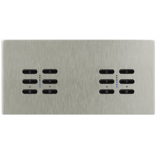 Wise Fusion Smart Dimmer Master Wired 4 Gang 240V Satin Nickel 4 x 250W
