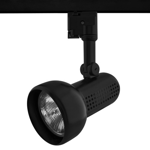 Bullet Single Circuit Track Light 240V 60W Black