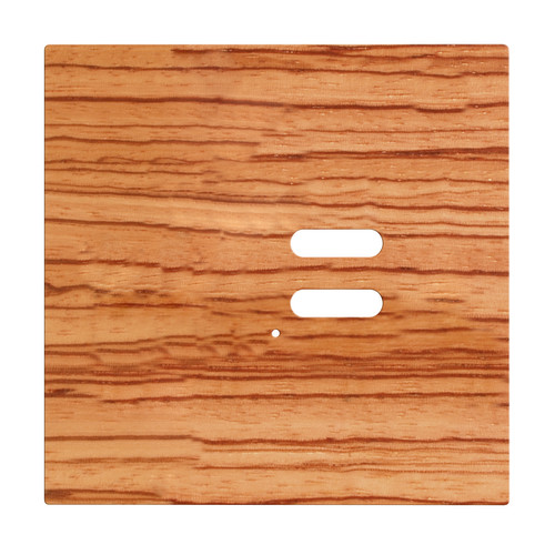 Wise Intense Zebrano Plate