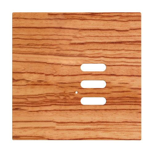 Wise Intense Zebrano Plate