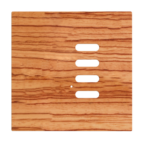Wise Intense Zebrano Plate