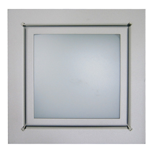 LED Stair Low Level Wall Light 12V Silver Frosted