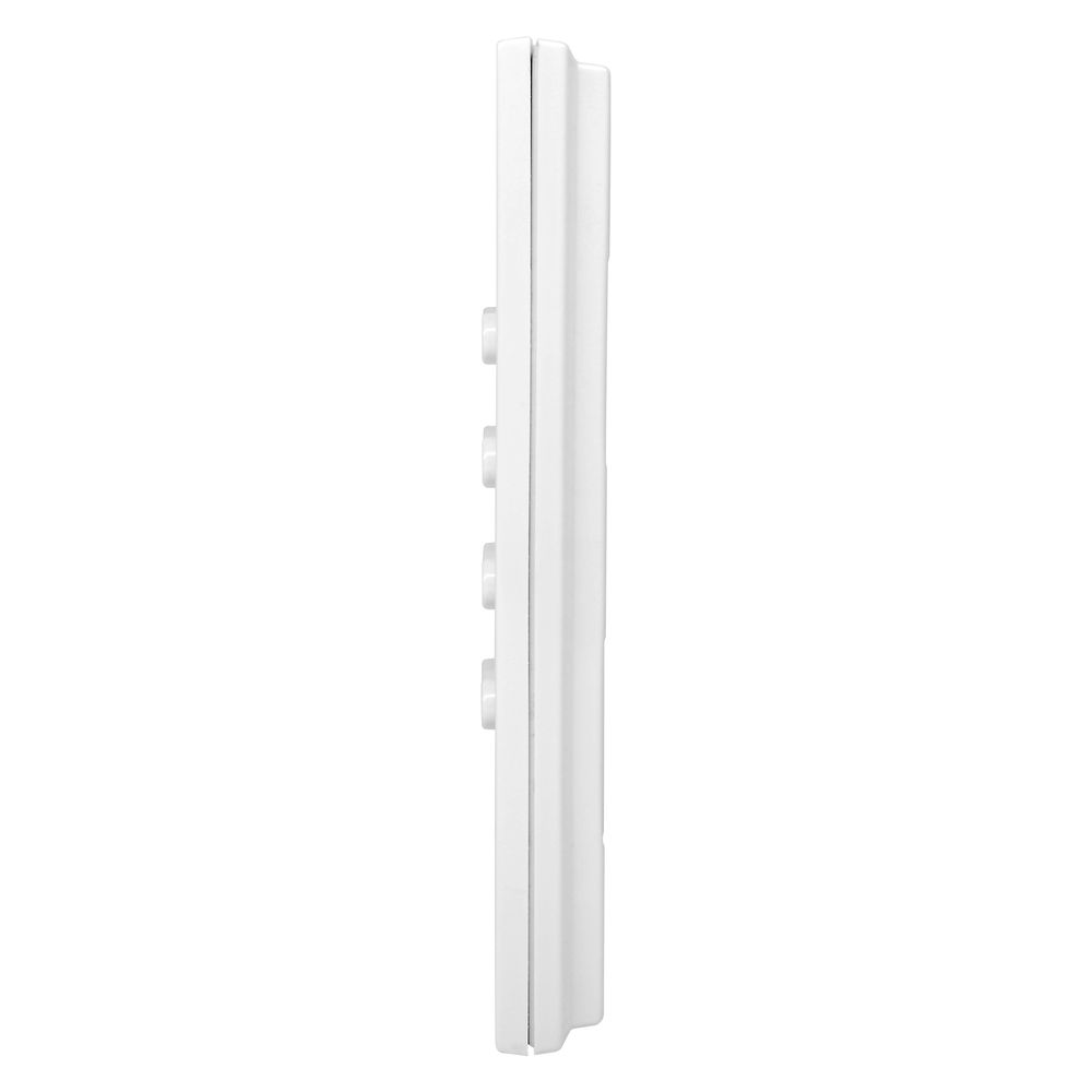 Wise Switch 4 Channel Satin White Aluminium 3V