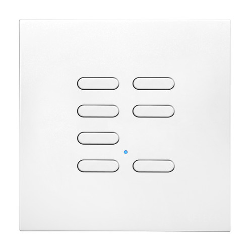 Wise Switch 7 Channel Satin White Aluminium 3V
