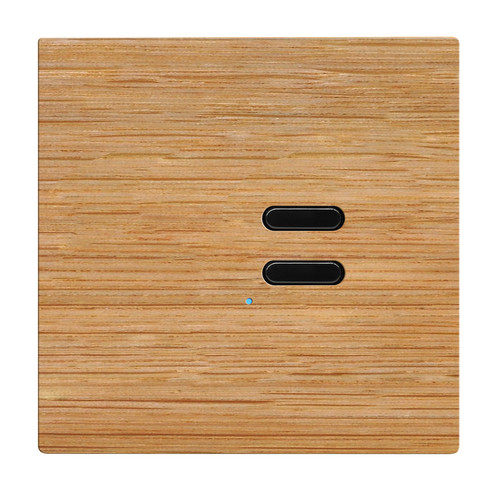 Wise Switch 2 Channel Oak 3V
