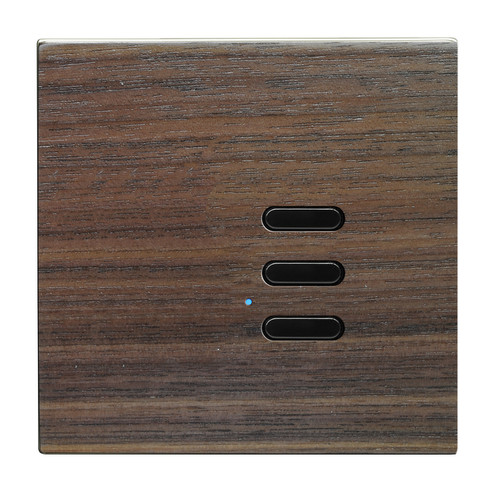 Wise Switch 3 Channel Walnut 3V