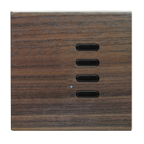 Wise Switch 4 Channel Walnut 3V