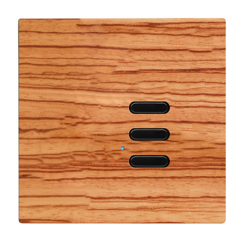 Wise Switch 3 Channel Zebrano 3V