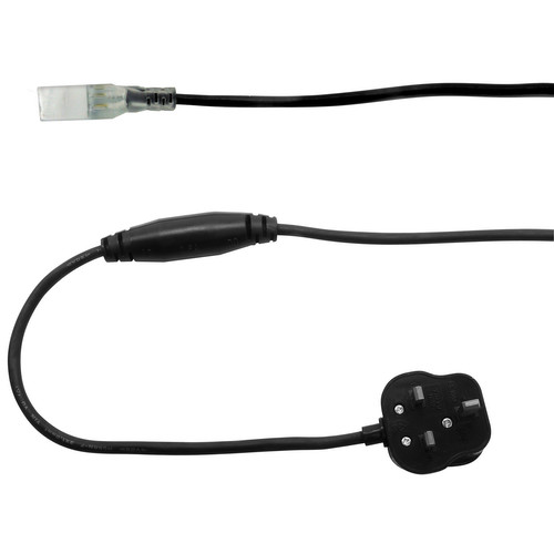 LED Tape 240V Power Cord Black 1.5m