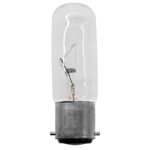 Tubular B22 Clear Candle Light Bulb Clear 40W