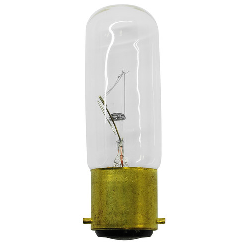 Tubular B22 Clear Candle Light Bulb Clear 25W