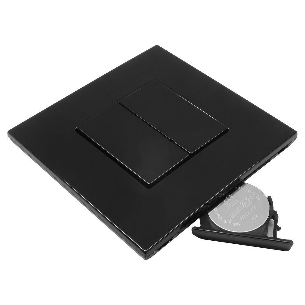 Wise Sharp Switch 2 Channel Black