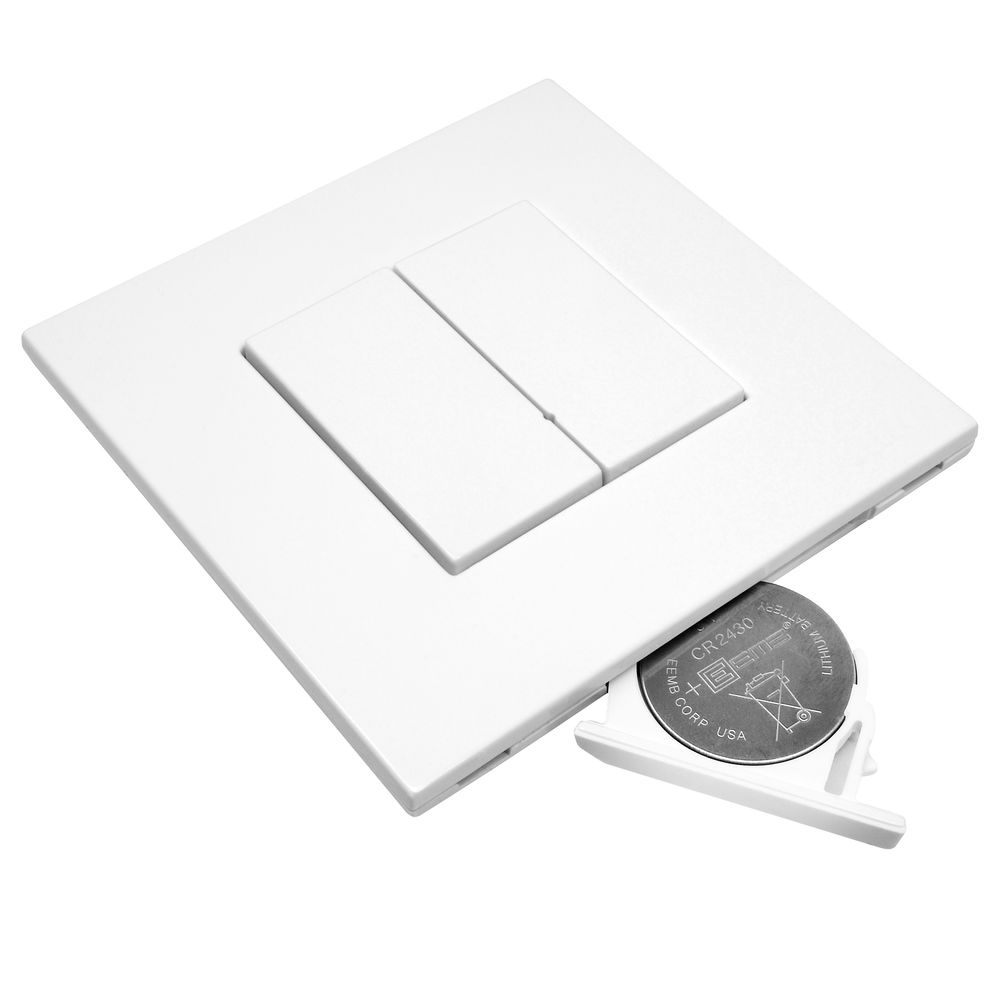Wise Sharp Switch 2 Channel White