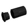 Female Adaptors Black 20mm