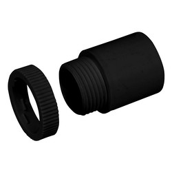 Male Adaptors Black 20mm