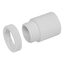 Male Adaptors White 20mm