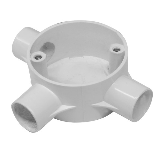 Tee Three Way White 20mm