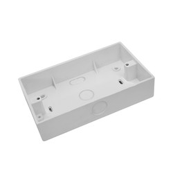 Surface Mounting Boxes 2 Gang White 32mm