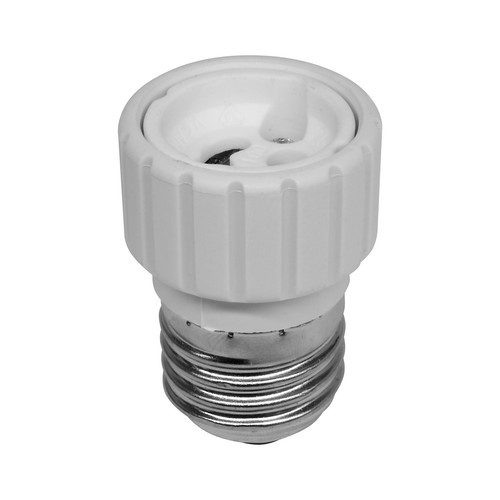 ES to GU10 Lamp Holder Adaptor White